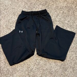 Under Armour Black Loose Fit Athletic Sweatpants Size small